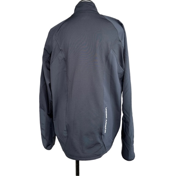 Under Armour Cold Gear Full Zip Drop Tail Jacket Size Large - Picture 3 of 12